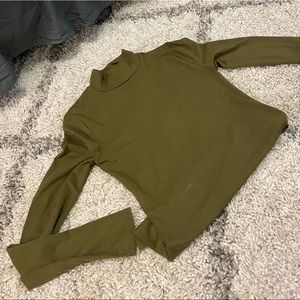 Olive Turtleneck